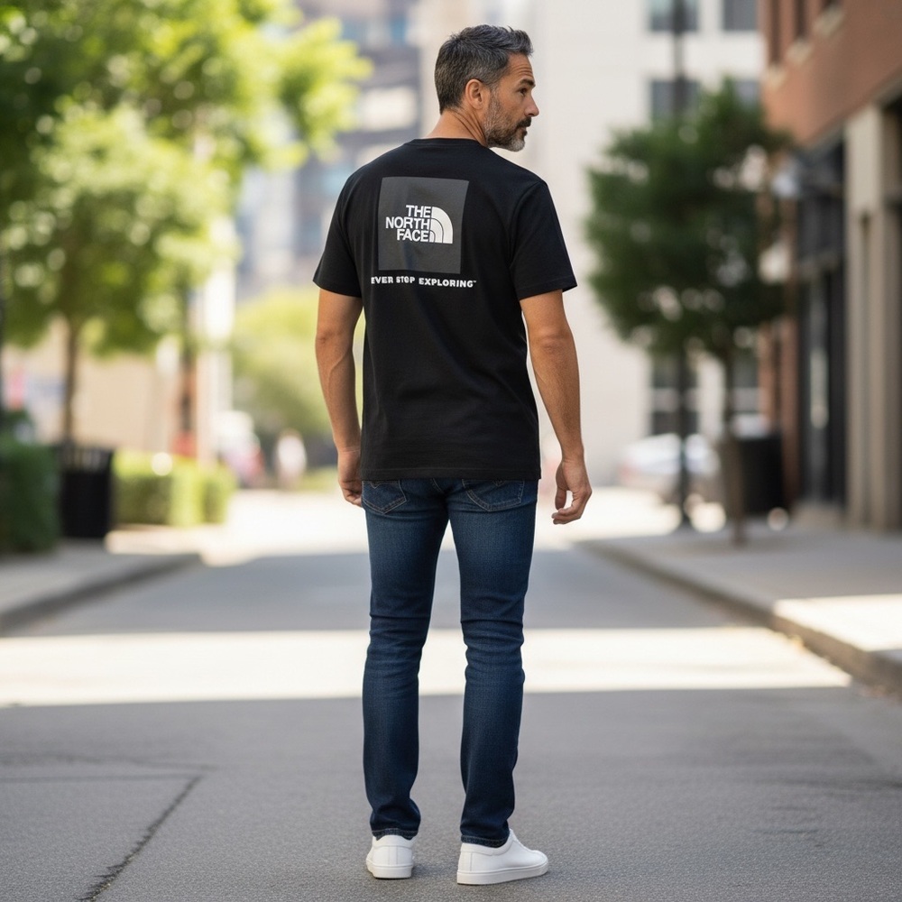 The North Face Black Cotton T-Shirt Men’s XXL - Picture 4 of 14